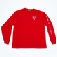 dare to venture red long sleeve shirt