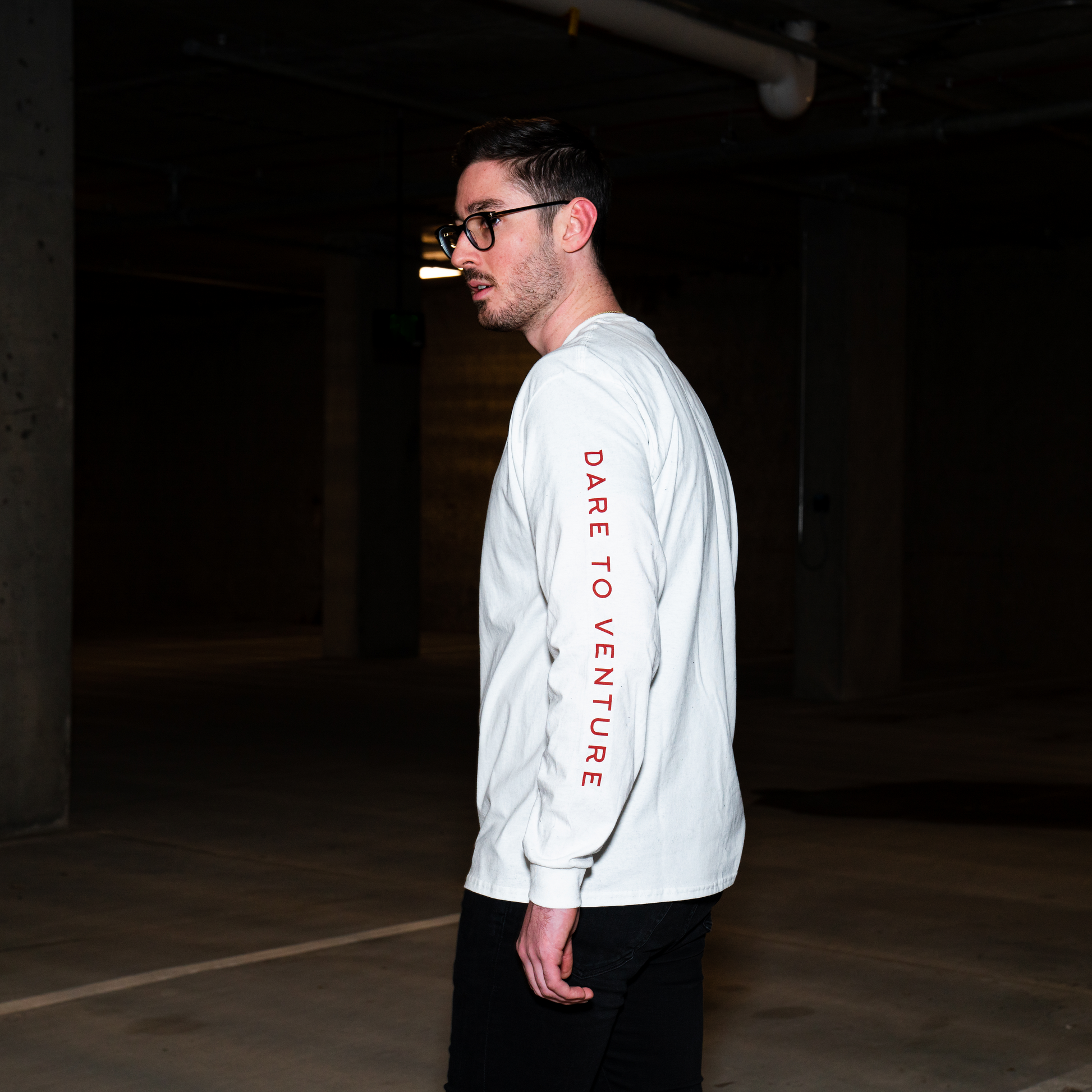 dare to venture pioneer collection white long sleeve